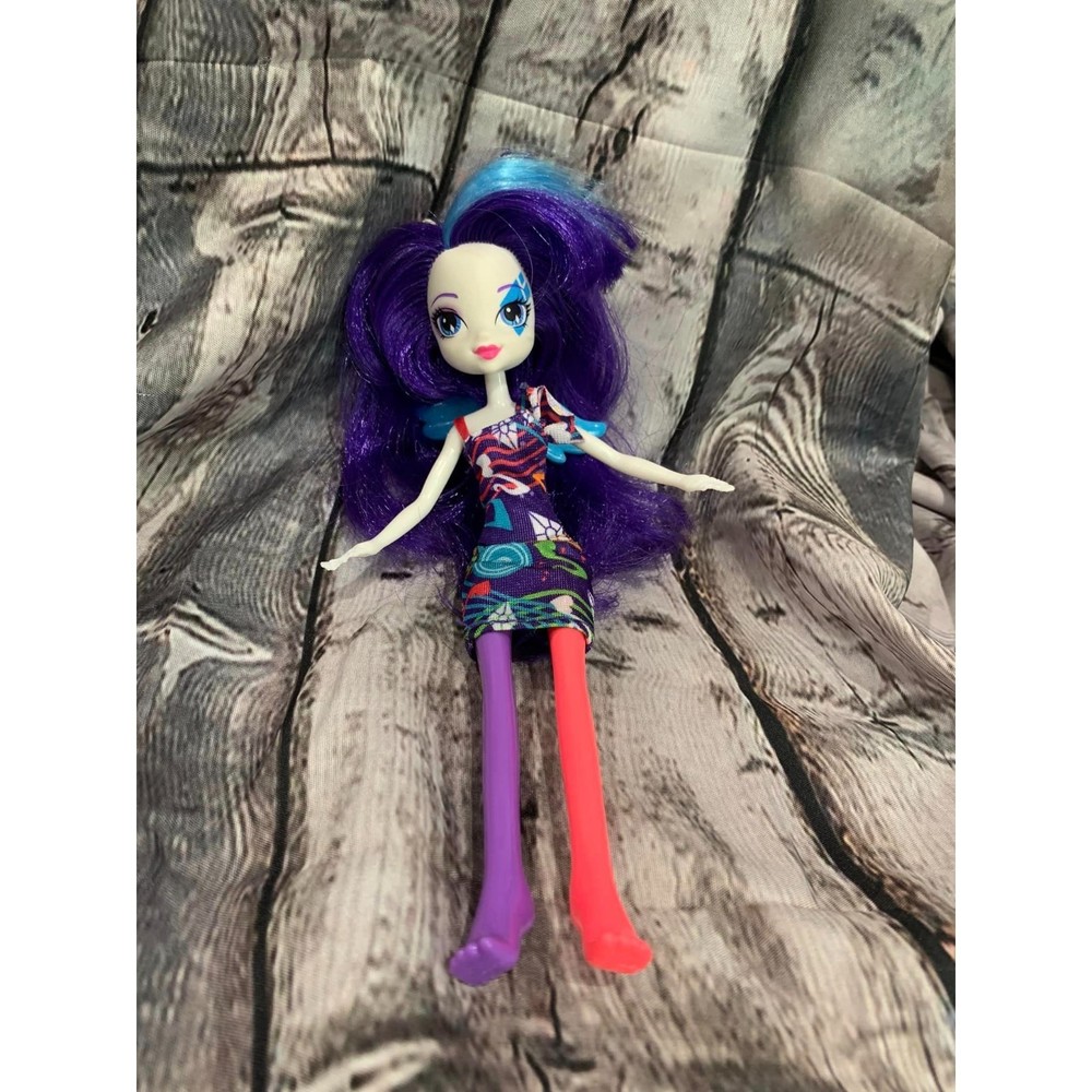 2014 My Little Pony Doll Girl Equestria Girls Rarity Rainbow Rocks Dress Wings